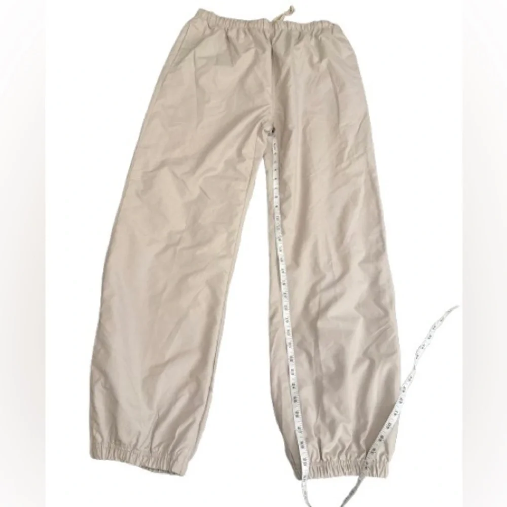 Garment Company men’s Beige weatherproof performance Hiking pants- jogger zip